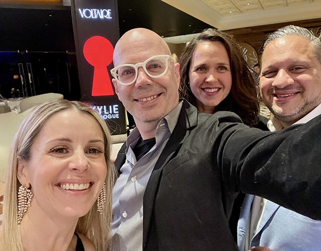 Albert Balcells and Nicole DePaola on a Vegas Trip to see Kylie Minogue perform live